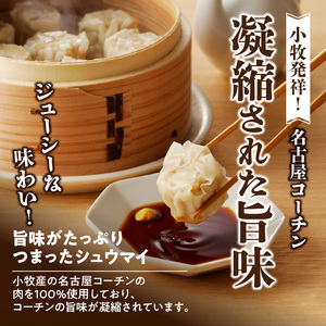 名古屋コーチン肉100％使用シュウマイ80個盛りセット　日本三大地鶏[003D05]