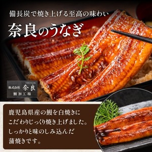 【丑の日に合わせてお届け！】鹿児島産 鰻蒲焼2尾・きざみうなぎ2袋セット(奈良/IB020-003u) うなぎ