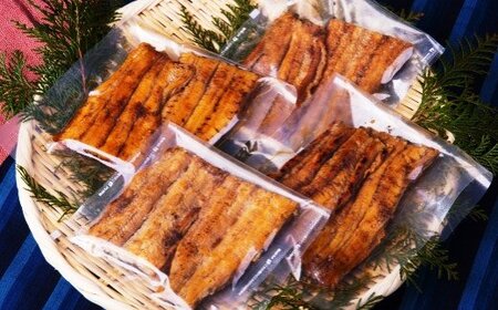 うなぎの蒲焼（4本入り）【P01】