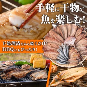 ＜訳あり＞ 干物お楽しみBOX(25尾以上) 簡単 干物 たい タイ あじ アジ かます カマス さば サバ いわし イワシ 丸干し 開き みりん干し 魚 海鮮 冷凍 詰め合わせ セット【AQ80】【(株)やまろ渡邉】