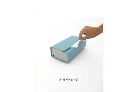 B144　ｐａｏｌ（ブラック）＜ティッシュBOXケース＞