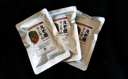 レトルト鹿ミートボール【180g×6袋】_I010-0504
