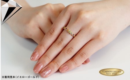 指輪 マルチカラーリング プラチナ KT-1076 アクセサリー