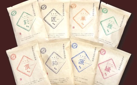 こだわり珈琲（粉）詰め合わせセット（8種×100g）