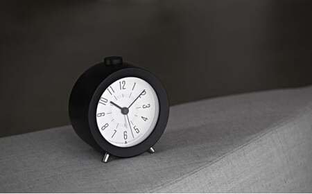 JIJI alarm［アラーム］/ ブラック （AWA13-04 BK） レムノス Lemnos 時計 装飾品 民芸品 工芸品 伝統技術 インテリア  FAD-0574