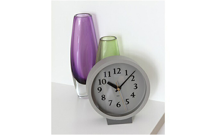 m clock［電波時計］/ グレー （MK14-04 GY） レムノス Lemnos 時計 装飾品 民芸品 工芸品 伝統技術 インテリア  FAD-0589