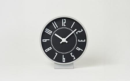 eki clock s / ブラック（TIL19-08 BK） レムノス Lemnos 時計 工芸品 装飾品 民芸品 伝統技術 インテリア  FAD-0597
