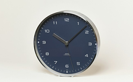 AIRA / ネイビー（LC18-03 NV） レムノス Lemnos 時計 装飾品 民芸品 工芸品 伝統技術 インテリア  FAD-0607
