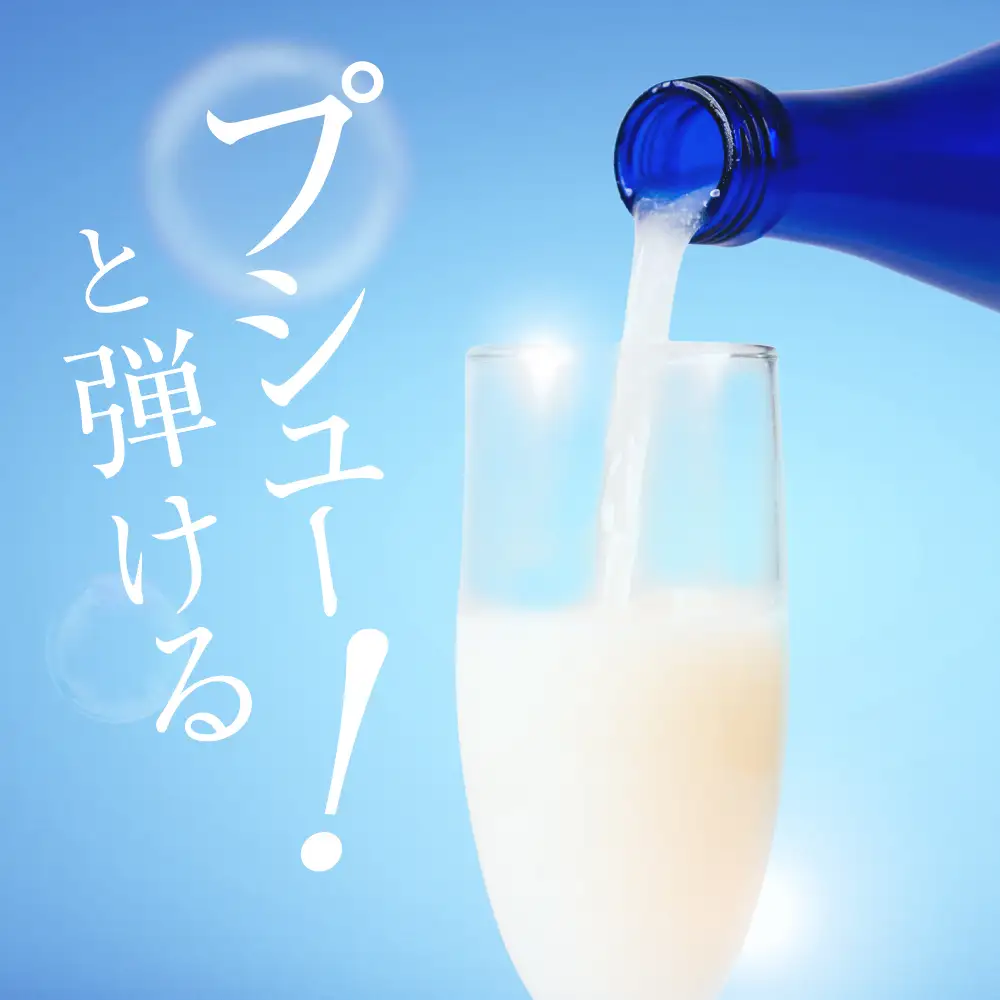 炭酸純米白川郷　泡にごり酒　500ml×2本セット
