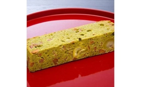 [卯之庵特製] 大和の里 栗と干し柿の抹茶パウンドケーキ (約50g×8ピース) [2205]