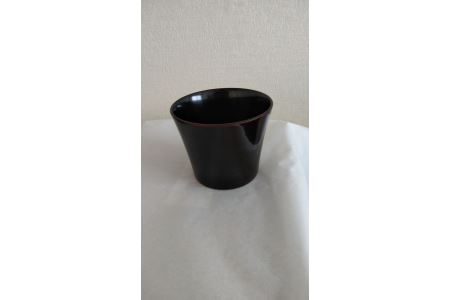 川連漆器 漆塗カップ 本溜 漆器 漆器 【遠田漆器店】[B6101]