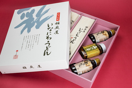 稲庭屋いなにわうどん 160g×12袋 めんつゆ・なめこ詰め合せ 稲庭うどん【（有）稲庭屋】[H1-0601]