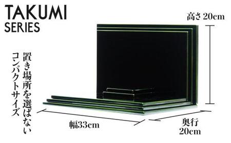 「INORI STAGE 〔Green〕」| 総無垢材 祈りステージ お仏壇 手元供養 仏壇 供養台 コンパクト 春慶 春慶塗 工芸 工芸品 コンパクト 緑 green 飛騨高山 工匠館 GM013