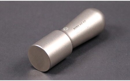 老舗ハンコメーカー　アニバーサリーチタンHANKO。（天丸型15×60mm）記念日＆イニシャル（ローマ字印刷）可能 [5839-1321] ムーンイエロー