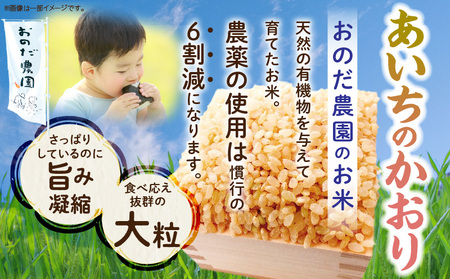 【令和7年度産】おのださんちのハッピー米(あいちのかおり)玄米5kg×2・O012-30