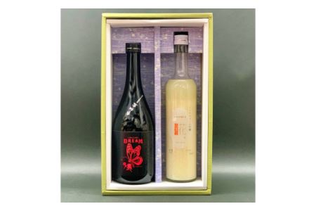 山崎醸夢吟香「ＤＲＥＡＭ」＆一糀ノンアルコール吟醸甘酒セット(日本酒720ml×1・甘酒500g×1)・Y001-14