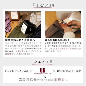 MULTIPURPOSE BAG（マルチパーポスバッグ）アーバンリサーチ URBAN RESEARCH サイズS、M各1個 commpost ブラック 限定 ポーチ 植木鉢カバー ランドリーバッグ バッグ 多用途 リサイクル  【m14-01】【株式会社アーバンリサーチ】