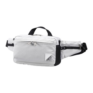 豊岡鞄 CIE WEATHER BODYBAG with MARKET BAG（071954）グレー / 木和田正昭商店 撥水 ウエストポーチ ボディバッグ ウエストバッグ メンズ レディース スマートフォン 財布 A5手帳収納 エコバッグ付属