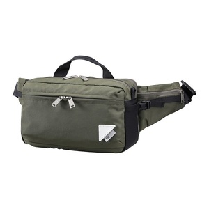 豊岡鞄 CIE WEATHER BODYBAG with MARKET BAG（071954）オリーブ / 木和田正昭商店 撥水 ウエストポーチ ボディバッグ ウエストバッグ メンズ レディース スマートフォン 財布 A5手帳収納 エコバッグ付属