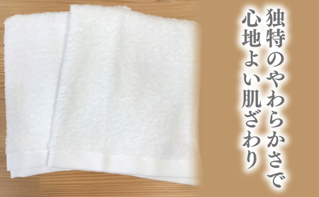 ナチュレル 泉州ハンドタオル10枚（ホワイト）