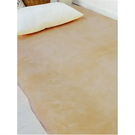 綿毛布 シーツ 寝具セット シングル 綿毛布とかんたんシーツのセット ベージュ_雑貨・日用品 毛布 寝具   雑貨・日用品  寝具 _【1134120】
