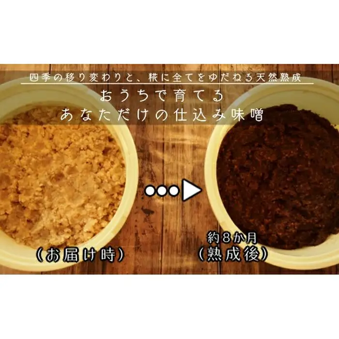 寝かせてつくる完全手作り仕込み味噌３kg