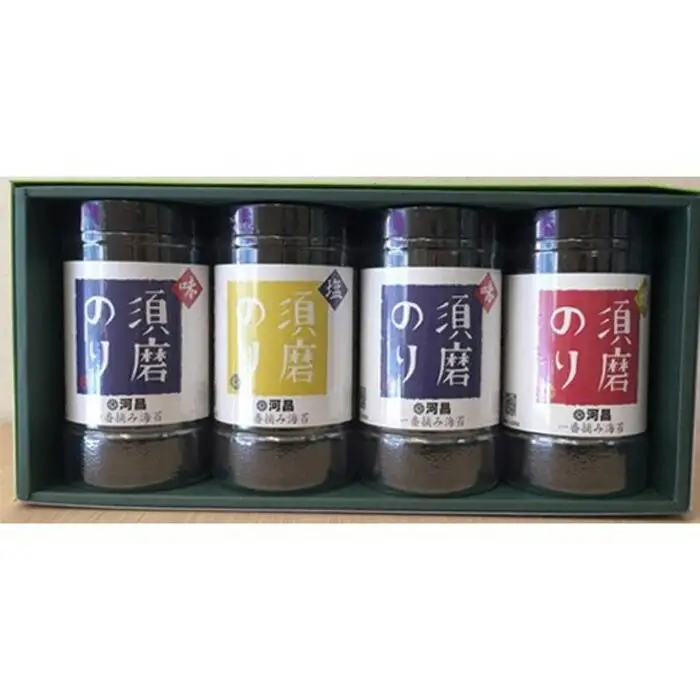 一番摘み須磨のり　笑顔の食卓４本セット