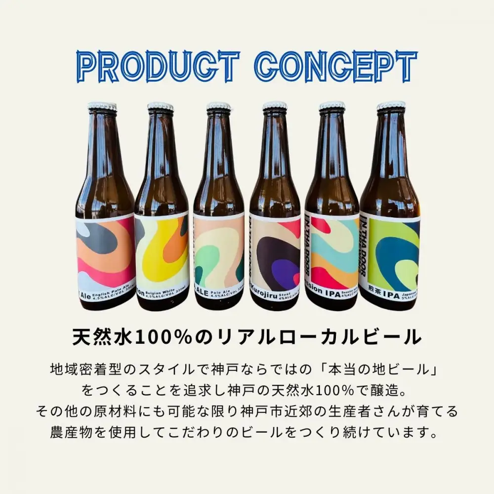 IN THA DOOR BREWING　瓶ビール６本セット