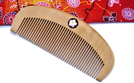 桜の木櫛 民芸品 工芸品 