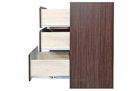 60幅サニタリー隙間収納（NA）【諸富家具】：C150-041