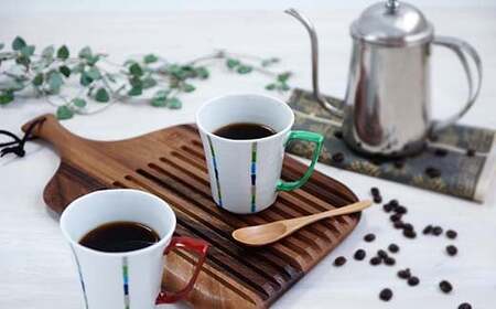 有田焼 irodori ライン ペアマグ【よう楽庵・たかす】器 食器 陶磁器 カップ マグカップ コーヒーカップ ペア ギフト A35-693