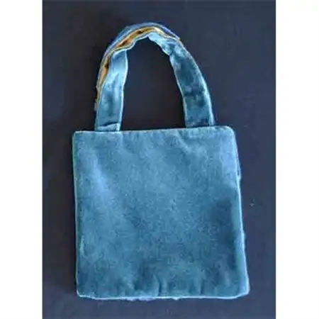 スクエアバックS【タエナカノヌノ】ブルー_装飾品・工芸品  鞄・バッグ かばん カバン_【1106053】