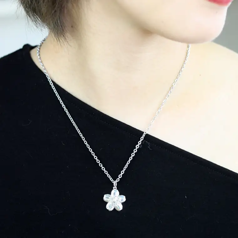 山桜誕生石ペンダント ペンダント ネックレス 誕生石 アクセサリー SV925 シルバー ジュエリー ジュエリーマーノ 桜川市 [AH002sa]