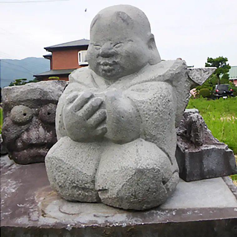 石彫刻 「誠にありがとうございました」 石 ストーン 雑貨 職人 伝統工芸 伝統工芸品 置き物 飾り 玄関 庭 ガーデニング おしゃれ 茨城県 桜川市 贈り物 [AP012sa]