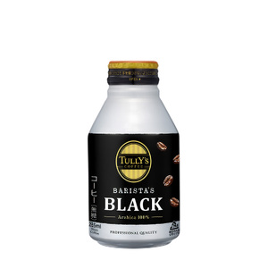 コーヒー タリーズ バリスタズ ブラック 285ml × 2ケース 定期便 3ヶ月 TULLY'S COFFEE BARISTA'S BLACK 飲料類 珈琲 