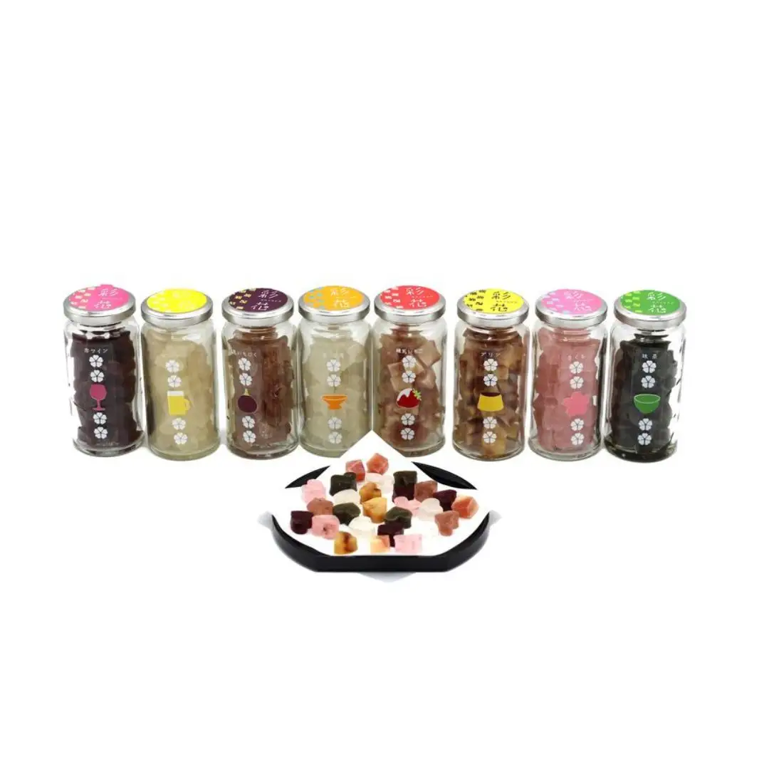 御菓子処 渡計 琥珀糖 「彩花 ～さやか～」 3本セット お菓子 菓子 和菓子 2E01009