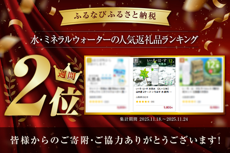 い･ろ･は･す 天然水 （2L×12本）　いろはす 水 ミネラルウォーター 北杜市 [h083]