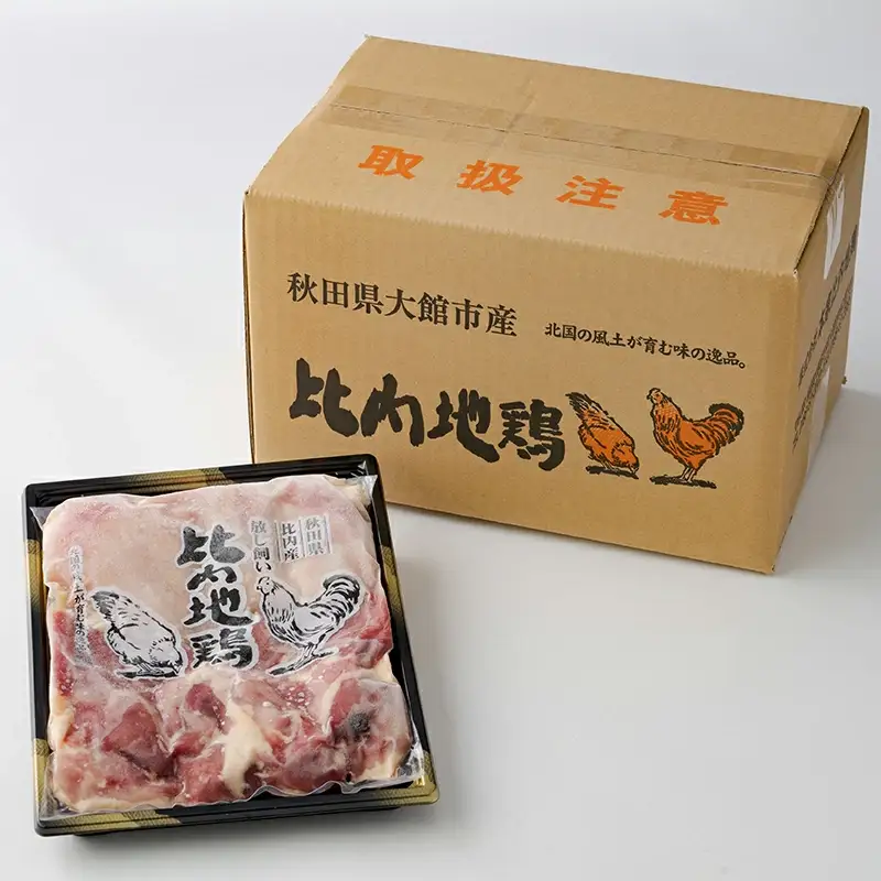 80P2306 比内地鶏1羽ケース(冷凍)【配送指定負荷】