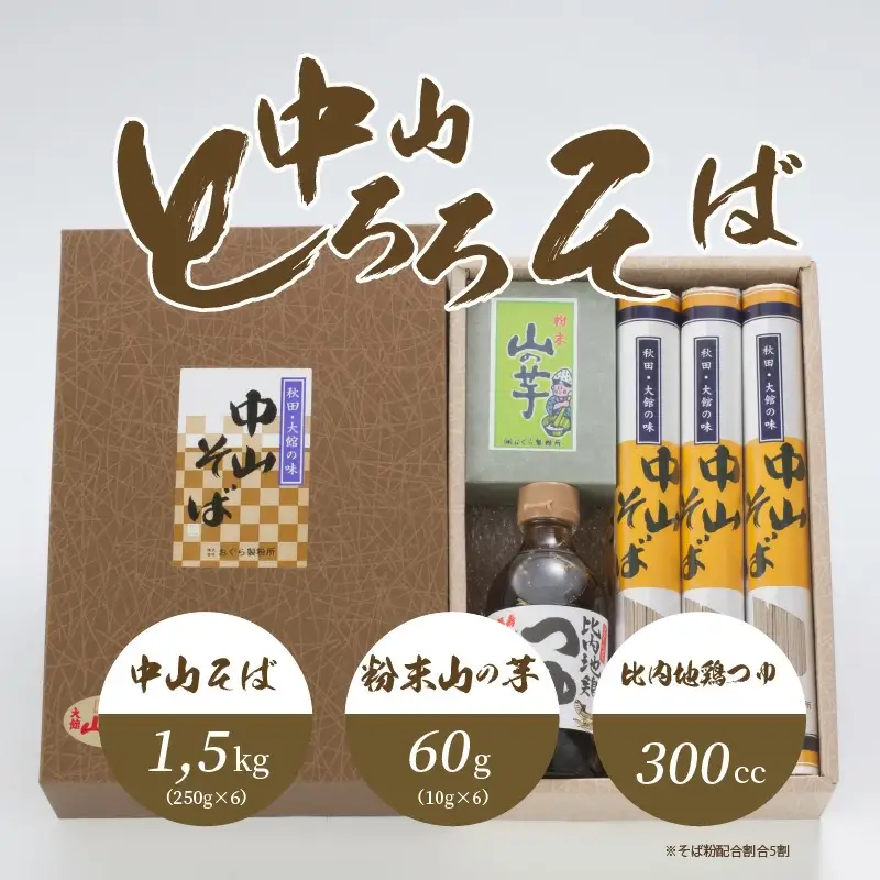85P5502 中山とろろそばセット1.5kg