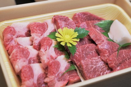 【和灯】『黒田庄和牛』焼肉用お届けセット（肩ロース、モモ肉１，０００ｇ）74-24