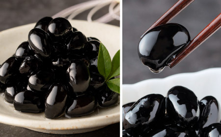 〈スピード出荷〉丹波篠山黒豆煮 栗甘露煮セット（黒豆煮500ｇ栗甘露煮570ｇ）黒豆 栗 Y048 