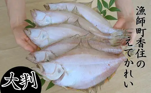 干物 甘干えてかれい 大判5枚入（1枚あたり180g）カレイ 08-07