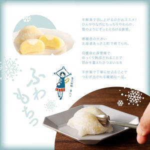 はこだて雪んこ 12個 6個入×2箱 大福 洋菓子 スイーツ スイートポテト 嘉福堂キッチン 自然の恵み ふわとろ さつまいも 白いサツマイモ 黄金千貫 牛乳 生クリーム 半解凍がおすすめ 北海道 函館 送料無料 お取り寄せグルメ_HD054-002