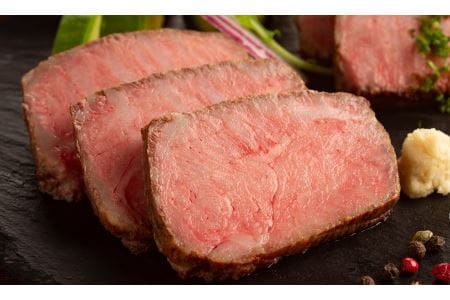 鹿児島黒牛 和牛 国産ローストビーフ　計400g(200×2本) /// 和牛 黒毛和牛 お肉 柔らかい ジューシー ローストビーフ国産 人気 ワイン 厳選 ヘルシー 冷凍 ギフト 贈答 簡単調理 奈良県 広陵町