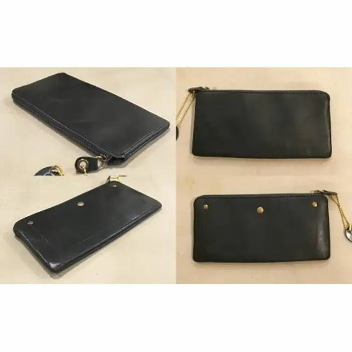 【alto.】薄マチ長財布　AMSW-0052（ブラック）