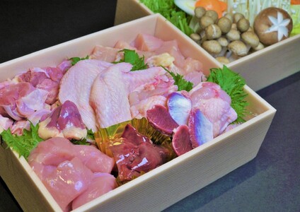 【和灯】『播州百日鶏』とり鍋お届けセット（播州百日鶏一匹セット約３ｋg）40-28