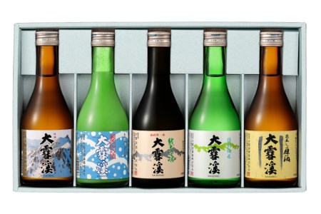 ＜飲み比べ5本セット＞ 酒 大雪渓 雪だより五重奏 300mlx5 [大雪渓酒造 長野県 池田町 48110531]