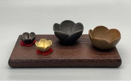 【高岡銅器】うめ香炉 黒 民芸品 工芸品 伝統技術 装飾品 インテリア  FAD-0691