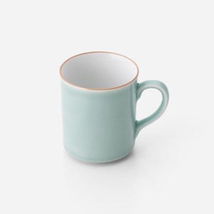 【伊万里焼】青磁口錆掛分けマグカップ 2個セット 027-H716