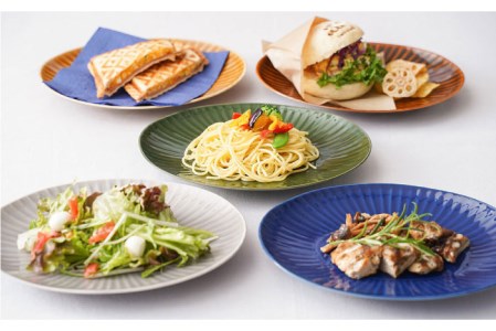 【波佐見焼】しのぎ 楕円皿 プレート（大） 5colors 5枚セット 食器 皿 【一龍陶苑】 [CC55]  波佐見焼